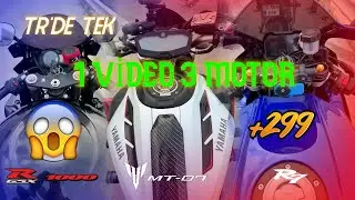 1 VİDEO 3 MOTOR TR DE TEK !!! (R7 - MT-07 - GSXR 1000)