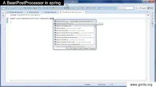 Spring Tutorial 14   A BeanPostProcessor concept in spring  with hands on using Eclipse