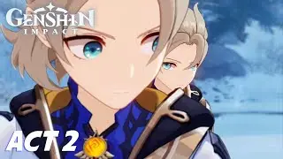 Shadows Amidst Snowstorms Act 2 Walkthrough Gameplay (Japanese Dub) | Genshin Impact