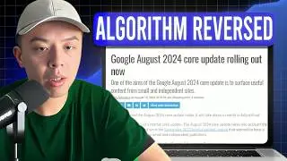 Google August Core Update (THE GREAT REVERSAL) - Building in Public Day 274