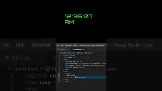 How To Make Digital Clock Using Javascript & Html | Javascript Clock #shorts #short #shortvideo