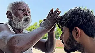 ASMR || FAST & AGGRESSIVE MASSAGE BY BABA KALLU | PURE RELAXATION , HEAD & BACK |