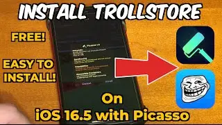 How To Install TrollStore 2 FOR FREE on iOS 16.5! [Picasso]