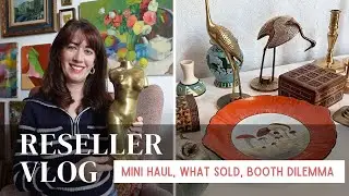 Vintage Booth Dilemma | I NEED YOUR HELP! | Vintage Haul + What Sold
