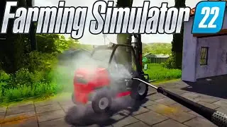 КУПИЛИ КЕРХЕР! Помоем ваш трактор за копейки. Farming simulator 22 #21. КООП.