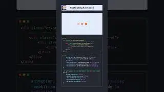 Creative CSS Loading Animation for Modern Web Design | Loading Animation 6 #loadinganimation #css