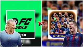 EA SPORTS FC MOBILE Vs eFOOTBALL MOBILE 2023 COMPARISON: GRAPHICS, ANIMATION, CELEBRATIONS...