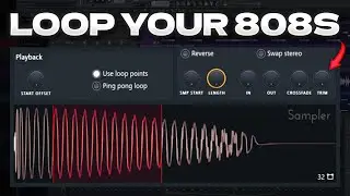 How To Loop 808s with Loop Points (FL Studio 24 Tutorial)