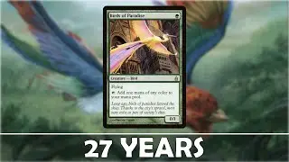 27 Years of Birds of Paradise // Card Evolution [MTG / Magic: The gathering]