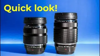 OM SYSTEM 12-40mm f2.8 Pro II and 40-150mm f4 Pro - [A Quick look]