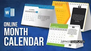 How to Create Month Calendar without using any Software | DIY Tutorial