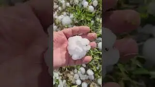 BEAST HAILSTORM #storm #hail #shorts