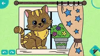 Cat Drawing, Colouring and Painting for Toddlers, Kid's, Child | How to Draw Cat / РИСУЕМ КОШКУ