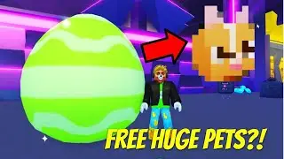 NEW EASTER EGG HUNT IN PET SIMULATOR X (NEW FREE HUGES)