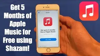 Get 5 Months of Apple Music for Free using Shazam