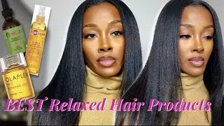 Best Products for RELAXED Hair | Hair Growth Oils, Treatments & Shampoo