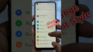 Change Font Style In Any Android Phones ! #smartphone #font #style #changefontstyle