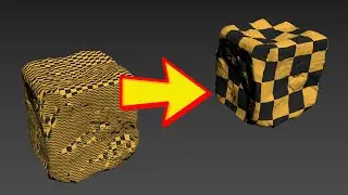 Unwrapping Tutorial. How to Seamlessly Unwrap a 3D model of a Rock.