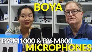 Boya BY-M1000 & BY-M800 Large Diaphragm Condenser Microphones