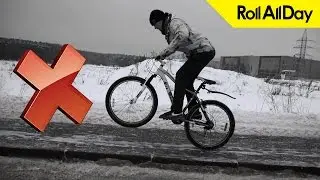 Как заехать на бордюр на велосипеде [RollAllDay FAQ Bike]