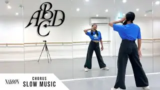 NAYEON - 'ABCD' - Dance Tutorial - SLOW MUSIC + MIRROR (Chorus)