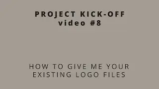 How To Give Me Your Existing Logo Files