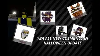 YBA ALL NEW COSMETICS IN HALLOWEEN UPDATE (3 NEW JOTARO HATS)