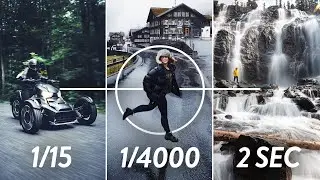 3 DOPE Photo Effects using ONLY Shutter Speed *Breaking rules for EPIC Results*