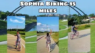 Brays Bayou Houston Kids Bike Trail  (Sophia BikingDay)