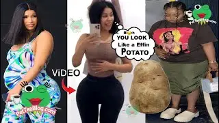 Cardi B Drags Nicki Minaj Barb for Body Shaming her Post Baby Body Snapback "BiH U LOOK LIKE A🥔"