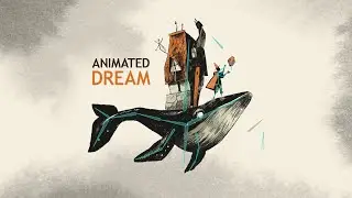 Dream a little dream ☁️🐋 Another beautiful illustration by Alfredo Cáceres, animated with Moho