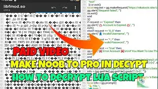 How To Decrypt Lua Script (Decrypt All Script ) | Paid Dec Tool | 2023 Method