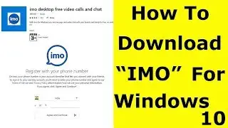 How To Install Imo App In Windows 10 Pc