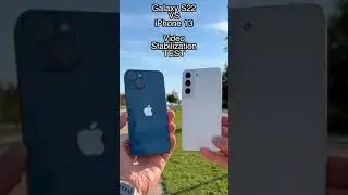 Samsung Galaxy S22 VS iPhone 13 Video Stabilization Test