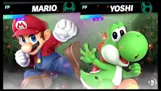 Super Smash Bros Ultimate Amiibo Fights – vs the World #5 Mario vs Yoshi