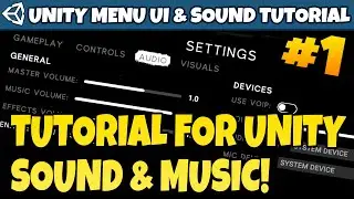 Unity Beginner Tutorials | How to Make Volume Settings Menu in Unity