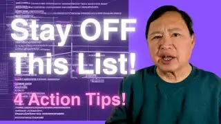 You Do Not Want to Be on This List! 4 Tips to Remember