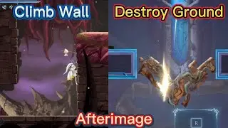 Afterimage Guide Clammy Whistle, Agile Claw (Climb wall), Plate of Kingworm (Dive Destroy Ground)