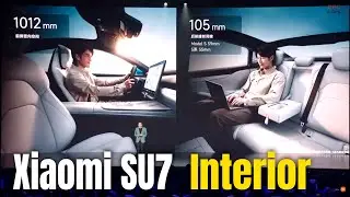 Xiaomi SU7 EV Interior Cabin and Features Explained