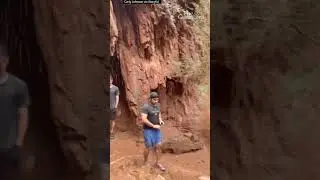 Hikers caught in torrential downpour in the Grand Canyon