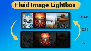 Create a Fluid Image Lightbox Slider with CSS & JavaScript | Step-by-Step Tutorial #coding #css