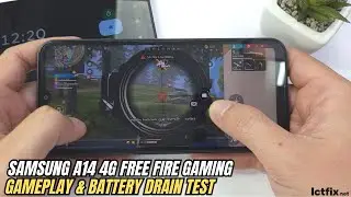 Samsung Galaxy A14 4G Free Fire Gaming test