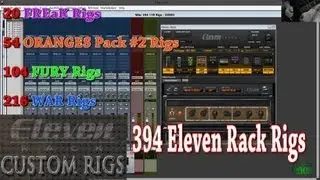 394 Eleven Rack Rigs - Oranges Pack 2, FURY, WAR, FREaK Presets