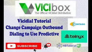 Vicidial Change Campaign Outbound Dialing to Use Predictive Dialing|#vicidial #vicibox #dialer