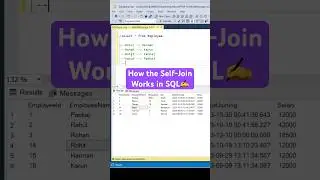 What is Self Join and how it works #sql #shorts #coding #sqlqueries