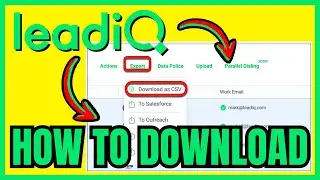 How To Download LEAD LIST LeadIQ (FULL GUIDE)