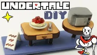 🍝UNDERTALE Polymer Clay Tutorial: Papyrus’ Spaghetti-Back to School DIY Magnets