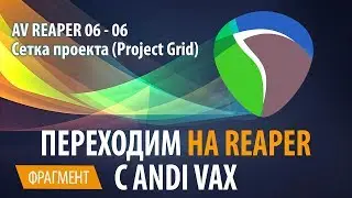 AV REAPER 06 - 06 Сетка проекта Project Grid