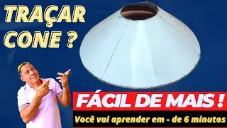 🚨 Como traçar um cone redução concêntrica .