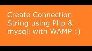 how to create connection string in php